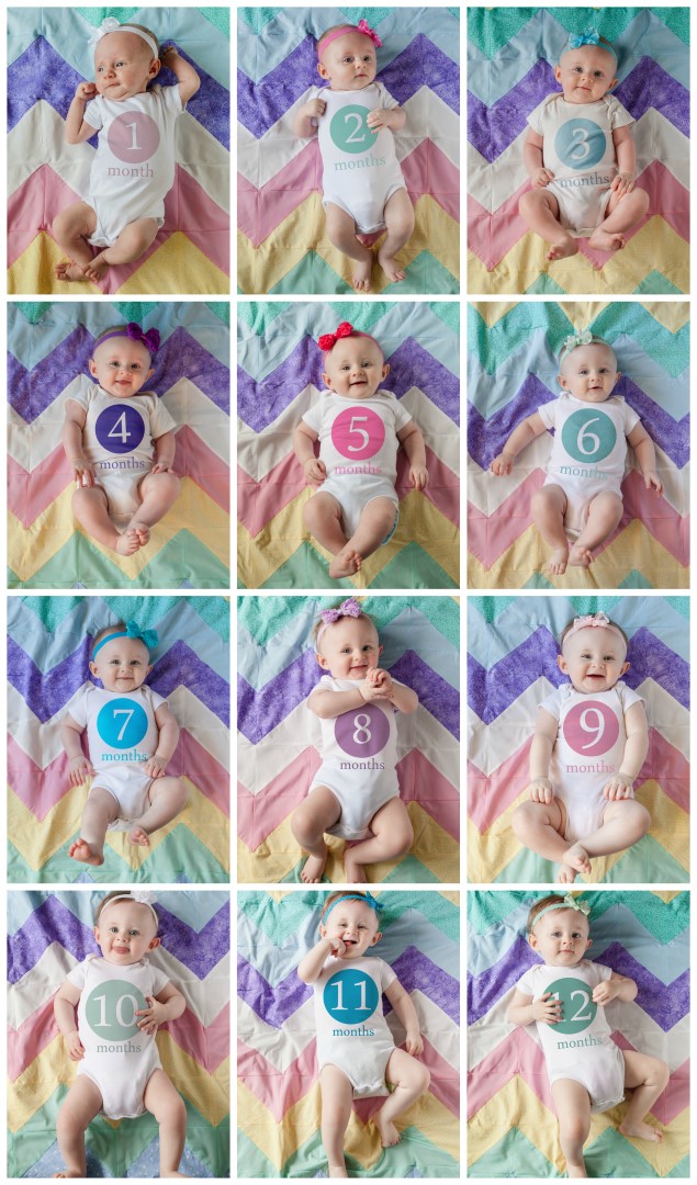 kaelyn1yearcollage
